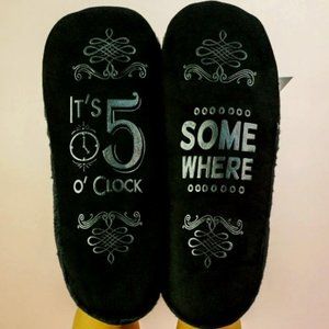It's 5 O'Clock Somewhere Bow Slippers